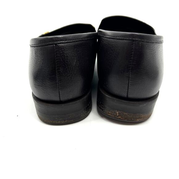 Rebecca Minkoff Pacey Gold Chain Dark Brown Pointy Loafer Leather US 9.5 eu 41 - Picture 2 of 7